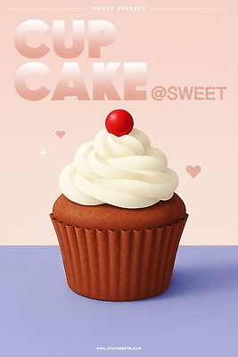 PSD 분홍색 일러스트 사람없음 반짝임 하트 체리 달콤 컵케이크 생크림 종이호일 국내일러스트 모양 컬러 과일 모션 케이크 맛 크림 파일형식