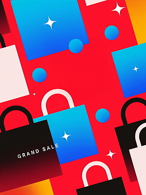 PSD 편집이미지 패턴 사람없음 반짝임 컬러풀 쇼핑백 원형 그라데이션 이미지편집 도형 컬러 무늬 가방 모션 파일형식