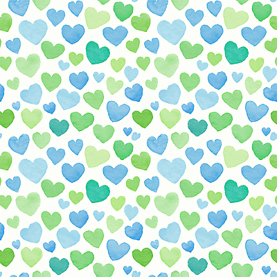 JPG 일러스트 수채화 사람없음 초록색 파란색 패턴백그라운드 하트 배열 국내일러스트 AI일러스트 AI콘텐츠 모양 컬러 백그라운드 패턴 파일형식