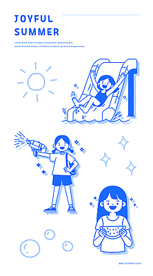 전신 여자 수영복 물결 어린이 허리손 스티커 일러스트 미소 웃음 들기 소녀 상반신 세명 여름 파란색 반짝임 세트 태양 만세 비눗방울 미끄럼틀 발사 즐거움 튀는물 물총 수박조각 소녀만 국내일러스트 AI파일 자연요소 옷 계절 감정 컬러 조각 포즈 모션 수박 표정 사람 놀이기구 액체표현 스플래쉬 여자만 어린이만 파일형식 벡터