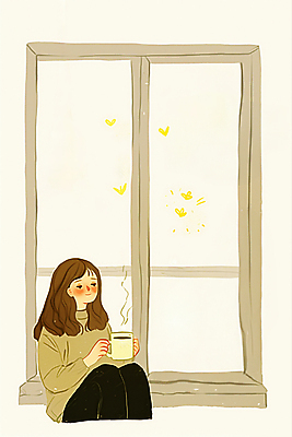 JPG 여자 여유 나비 일러스트 창문 수채화 한명 미소 들기 앉기 성인 라이프 머그컵 편안함 성인여자한명만 웰니스투어 국내일러스트 웰니스 AI일러스트 AI콘텐츠 1 감정 여행 곤충 모션 표정 사람 생활 컵 감각 신조어 여자한명만 성인여자만 파일형식