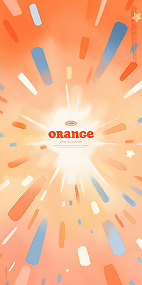 PSD 일러스트 수채화 폭죽 불꽃놀이 사람없음 빛 주황색 국내일러스트 컬러 놀이 파일형식