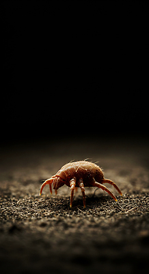 JPG 편집이미지 한마리 사람없음 검은색 확대 집먼지진드기 이미지편집 편집실사 AI컴퓨터그래픽 AI콘텐츠 1 컬러 CG 진드기 파일형식