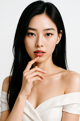 JPG 모델 편집이미지 응시 여자 한명 상반신 성인 뷰티 시크 의료성형뷰티 성인여자한명만 편집실사 오프숄더 AI인물포토 AI콘텐츠 1 시선 상의 사람 CG 여자한명만 성인여자만 파일형식 AI포토