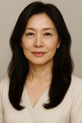 JPG 스튜디오촬영 편집이미지 응시 여자 중년 한명 미소 상반신 베이지색 뷰티풀 피어싱 의료성형뷰티 중년여자한명만 편집실사 AI인물포토 AI콘텐츠 1 시선 컬러 장신구 실내 표정 사람 성인 CG 여자한명만 중년여자만 파일형식 AI포토