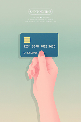 PSD 손 일러스트 들기 손짓 신체부위 신용카드 민트색 국내일러스트 컬러 모션 사람 금융 파일형식