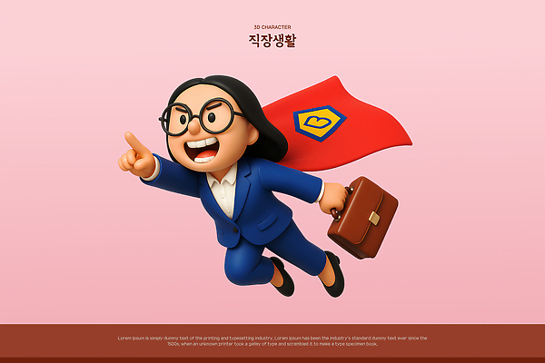 전신 PSD 편집이미지 여자 분홍색 서류가방 3D캐릭터 한명 들기 정장 성인 비즈니스라이프 3D 외침 비행 가리킴 비즈니스우먼 망토 공영순 손뻗기 정의 슈퍼맨포즈 슈퍼우먼 성인여자한명만 안경낌 편집3D 캐릭터 1 라이프스타일 옷 안경 컬러 포즈 가방 비즈니스 모션 사람 손짓 소리 직장인 디지털합성 여자한명만 성인여자만 파일형식