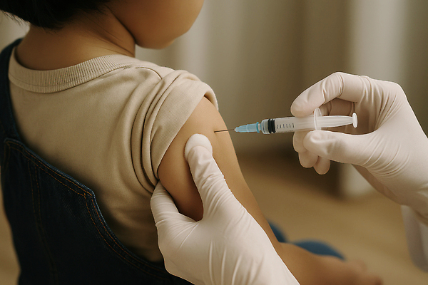 JPG 편집이미지 손 어린이 주사기 한명 상반신 신체부위 의사 멜빵바지 수술장갑 라텍스 예방접종 예방주사 의료성형뷰티 편집실사 AI인물포토 AI콘텐츠 1 장갑 바지 의료기기 사람 의료진 멜빵 CG 예방 접종 파일형식 AI포토