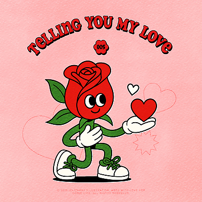 캐릭터 꽃 행복 분홍색 운동화 프로포즈 일러스트 의인화 사랑 웃음 사람없음 빨간색 장미 하트 플랫 무릎꿇기 만화 주기 복고 장미축제 키치 일러캐릭터 AI파일 모양 식물 감정 컬러 신발 컨셉 모션 표정 꽃축제 파일형식 벡터