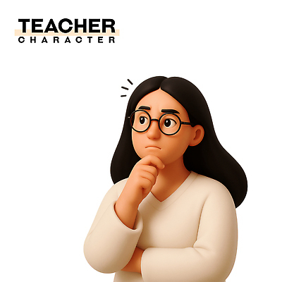 PSD 편집이미지 여자 3D캐릭터 직업캐릭터 한명 상반신 성인 3D 교사 턱괴기 고민 성인여자한명만 안경낌 편집3D 직업 캐릭터 1 감정 안경 모션 사람 디지털합성 여자한명만 성인여자만 파일형식
