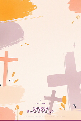 PSD 기독교 백그라운드 십자가 일러스트 붓터치 수채화 사람없음 교회 연보라색 겹침 카피스페이스 국내일러스트 종교 종교건축 건물 보라색 공백 파일형식