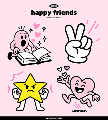 캐릭터 손 행복 분홍색 스티커 일러스트 의인화 웃음 신체부위 책 친구 반짝임 세트 손들기 귀여움 점프 파이팅 놀람 하트 자신감 읽기 브이 감동 넘기 엘리먼트 키치 국내일러스트 일러캐릭터 AI파일 모양 감정 컬러 컨셉 관계 모션 표정 사람 손짓 파일형식 벡터