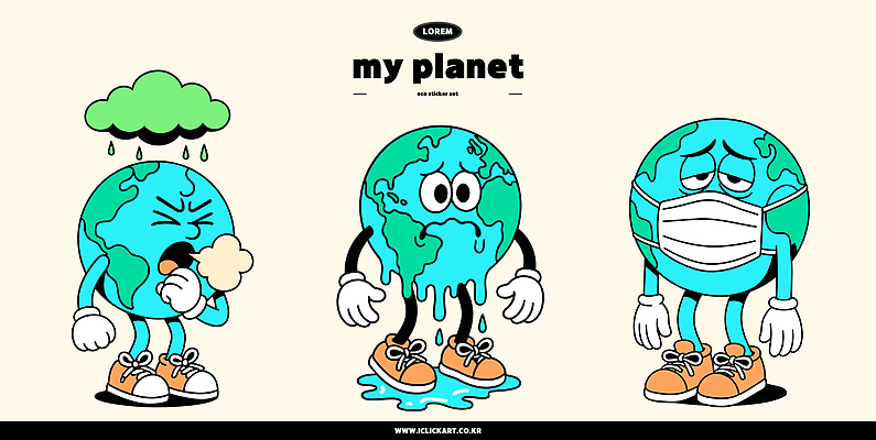 구름 하늘색 스티커 일러스트 피곤 마스크 사람없음 세트 귀여움 환경 그린캠페인 고통 오염 환경보전 대기오염 지구온난화 기침 산성비 울상 키치 일러캐릭터 지구캐릭터 AI파일 녹이기 자연요소 캐릭터 감정 지구 캠페인 컨셉 모션 파란색 비_날씨 환경오염 사회이슈 기후변화 파일형식 벡터