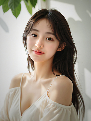 JPG 편집이미지 응시 여자 잎 그림자 한명 미소 상반신 성인 햇빛 뷰티 뷰티풀 청순 의료성형뷰티 성인여자한명만 편집실사 오프숄더 AI인물포토 AI콘텐츠 식물 1 시선 컨셉 상의 표정 사람 태양 CG 여자한명만 성인여자만 파일형식 AI포토