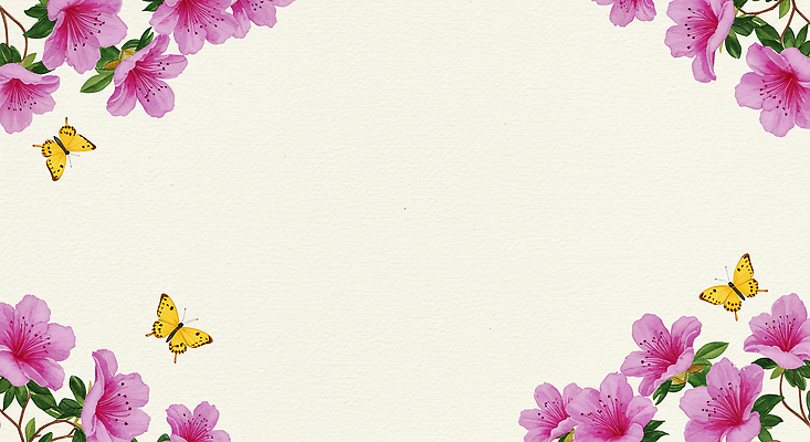 JPG 꽃 분홍색 나비 백그라운드 꽃백그라운드 일러스트 봄꽃 자연 수채화 프레임 사람없음 봄 진달래 한지 철쭉 카피스페이스 봄배경 국내일러스트 AI일러스트 AI콘텐츠 식물 계절 종이 컬러 곤충 공백 생태계 파일형식