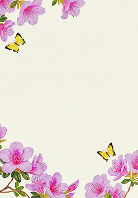JPG 꽃 분홍색 나비 백그라운드 꽃백그라운드 일러스트 봄꽃 자연 수채화 프레임 사람없음 봄 진달래 한지 철쭉 카피스페이스 봄배경 국내일러스트 AI일러스트 AI콘텐츠 식물 계절 종이 컬러 곤충 공백 생태계 파일형식