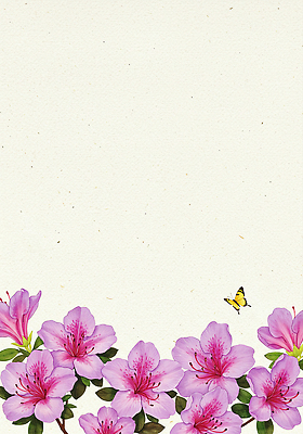 JPG 꽃 분홍색 나비 백그라운드 꽃백그라운드 일러스트 봄꽃 자연 수채화 프레임 사람없음 봄 진달래 한지 철쭉 카피스페이스 봄배경 국내일러스트 AI일러스트 AI콘텐츠 식물 계절 종이 컬러 곤충 공백 생태계 파일형식