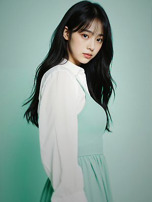 JPG 편집이미지 원피스 여자 한명 성인 뷰티 민트색 뷰티풀 의료성형뷰티 성인여자한명만 편집실사 AI인물포토 AI콘텐츠 1 옷 컬러 사람 CG 여자한명만 성인여자만 파일형식 AI포토