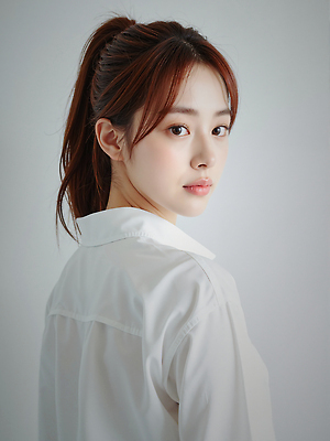 JPG 편집이미지 여자 와이셔츠 한명 상반신 성인 뷰티 흰색 뒤돌아보기 묶은머리 뷰티풀 청순 의료성형뷰티 성인여자한명만 편집실사 AI인물포토 AI콘텐츠 1 헤어스타일 컬러 컨셉 셔츠 모션 사람 CG 여자한명만 성인여자만 파일형식 AI포토