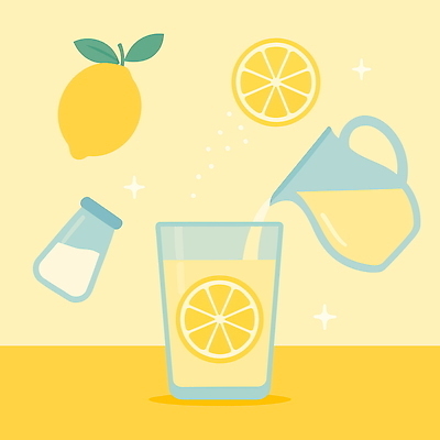 일러스트 유리병 잔 사람없음 반짝임 붓기 병 설탕 레몬 레모네이드 슬라이스 레몬장식 연노랑색 국내일러스트 AI파일 식기 과일 모션 병_용기 장식 노란색 에이드 파일형식 벡터
