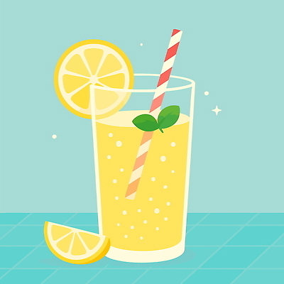잎 일러스트 잔 빨대 사람없음 반짝임 레몬 레모네이드 슬라이스 레몬장식 민트색 국내일러스트 AI파일 식물 식기 컬러 과일 모션 장식 에이드 파일형식 벡터