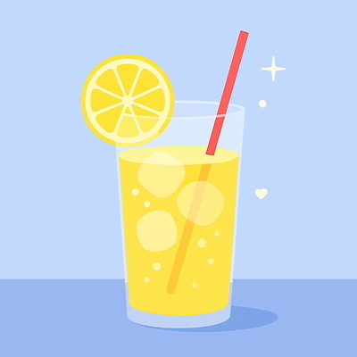 일러스트 잔 빨대 사람없음 파란색 반짝임 얼음 레몬 레모네이드 슬라이스 레몬장식 국내일러스트 AI파일 자연요소 식기 컬러 과일 모션 장식 에이드 파일형식 벡터