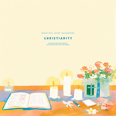 PSD 편집이미지 꽃 기독교 화분 십자가 초 수채화 사람없음 빛 성경 풀잎 책상 이미지편집 식물 종교 가구 잎 종교용품 풀_식물 파일형식