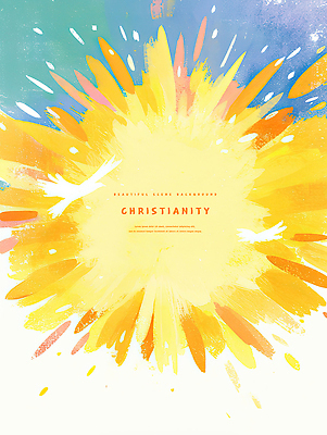 PSD 편집이미지 기독교 조류 수채화 사람없음 후광 이미지편집 동물 종교 빛 파일형식