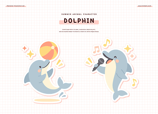 동물캐릭터 하늘색 음표 일러스트 노래 들기 사람없음 반짝임 묘기 비치볼 마이크 돌고래 일러캐릭터 AI파일 동물 캐릭터 기호 음악 음향기기 공 포유류 모션 바캉스용품 파란색 수중동물 파일형식 벡터