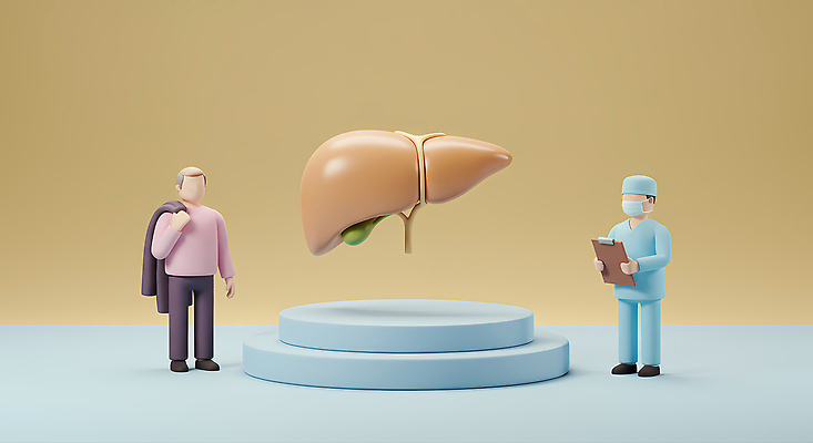 JPG 전신 편집이미지 노년 남자 건강 설명 들기 성인 두명 노란색 3D 외투 진료 환자 간 서류판 남자만 걸기 편집3D AI포토 AI콘텐츠 컬러 상의 의학 모션 사람 사무용품 장기_의학 디지털합성 파일형식