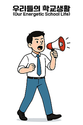 전신 남자 교복 일러스트 청소년 한명 들기 스쿨라이프 걷기 확성기 외침 십대남자한명만 일러캐릭터 AI파일 캐릭터 1 라이프스타일 옷 학교 모션 사람 소리 남자한명만 십대남자만 파일형식 벡터