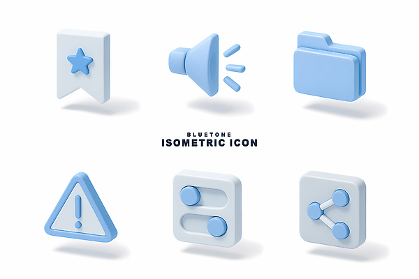 PSD 아이콘 하늘색 사람없음 세트 3D아이콘 3D 소리 어플리케이션 오브젝트 폴더 비즈니스아이콘 공유 아이소메트릭 경고문 북마크 인터페이스 편집3D 비즈니스 경고 파란색 디지털합성 파일 파일형식