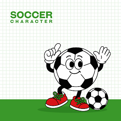 일러스트 축구공 웃음 사람없음 초록색 달리기 손들기 귀여움 축구 축구캐릭터 일러캐릭터 AI파일 캐릭터 컬러 컨셉 공 축구용품 모션 표정 구기 스포츠캐릭터 파일형식 벡터