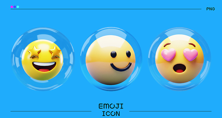 PSD 편집이미지 별 하늘색 3D캐릭터 사랑 미소 사람없음 세트 3D 하트 와우 반하는 이모지 편집3D 자연요소 모양 캐릭터 감정 컨셉 표정 파란색 디지털합성 파일형식