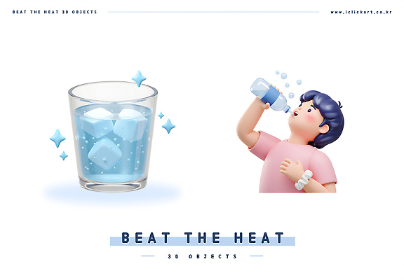 PSD 편집이미지 여자 한명 들기 상반신 성인 컵 여름 반짝임 세트 3D 마시기 더위 시원함 물병 각얼음 얼음물 성인여자한명만 편집3D 1 식기 계절 모션 날씨 사람 물 얼음 물통 디지털합성 여자한명만 성인여자만 파일형식