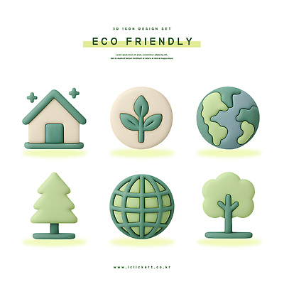 PSD 나무 아이콘 잎 주택 사람없음 연두색 반짝임 세트 3D아이콘 3D 원형 친환경 에코라이프 지구모양 편집3D 모양 도형 식물 라이프스타일 지구 모션 건물 초록색 환경 디지털합성 에코 파일형식