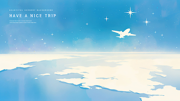 PSD 지구 여행 하늘색 일러스트 하늘 비행기 풍경 사람없음 우주 국내일러스트 항공교통 대중교통 파란색 파일형식
