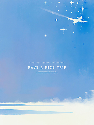 PSD 구름 여행 하늘색 일러스트 하늘 비행기 풍경 사람없음 반짝임 국내일러스트 자연요소 항공교통 모션 대중교통 파란색 파일형식