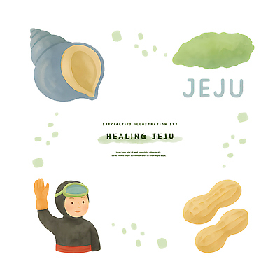 PSD 여자 스티커 일러스트 수채화 한명 상반신 성인 세트 제주도 물안경 특산물 땅콩 손인사 해녀 엘리먼트 해녀복장 성인여자한명만 국내일러스트 직업 1 옷 한국 사람 견과류 인사 수영용품 여자한명만 성인여자만 파일형식