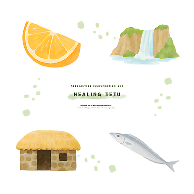 PSD 스티커 일러스트 수채화 귤 사람없음 세트 제주도 절벽 특산물 갈치 과일조각 엘리먼트 천지연폭포 제주가옥 국내일러스트 조각 고건축 과일 한국 어류 폭포 파일형식