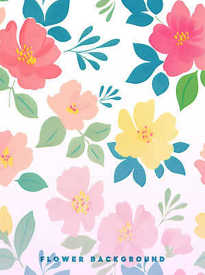 PSD 잎 꽃백그라운드 일러스트 수채화 사람없음 컬러풀 국내일러스트 식물 꽃 컬러 백그라운드 파일형식