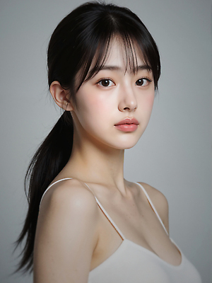 JPG 편집이미지 여자 한명 상반신 성인 민소매 묶은머리 의료성형뷰티 성인여자한명만 편집실사 AI인물포토 AI콘텐츠 1 헤어스타일 상의 사람 CG 여자한명만 성인여자만 파일형식 AI포토