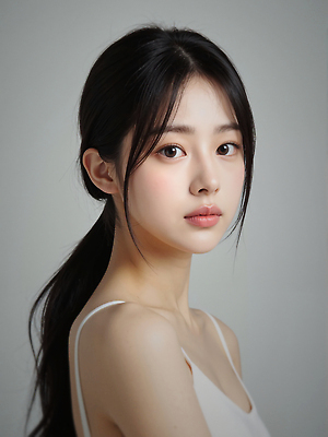 JPG 편집이미지 여자 한명 상반신 성인 민소매 묶은머리 의료성형뷰티 성인여자한명만 편집실사 AI인물포토 AI콘텐츠 1 헤어스타일 상의 사람 CG 여자한명만 성인여자만 파일형식 AI포토