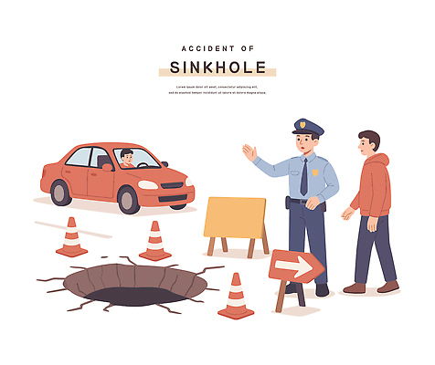 전신 남자 일러스트 자동차 상반신 성인 두명 손들기 걷기 팻말 표지판 위험 자연재해 경찰복 경찰모자 긴급상황 지반침하 칼라콘 성인남자만 국내일러스트 AI파일 모자_잡화 육상교통 컨셉 유니폼 모션 프레임 알림판 사람 긴급 경찰 안전장비 재해 남자만 성인만 파일형식 벡터