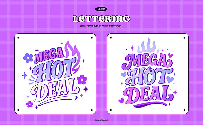 꽃 일러스트 타이포그라피 사람없음 반짝임 보라색 하트 불모양 핫세일 레터링 키치 프로모션 국내일러스트 AI파일 모양 식물 문자 컬러 컨셉 모션 이벤트 세일 파일형식 벡터