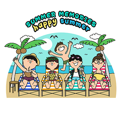 전신 구름 여자 남자 음료 어린이 여행 잎 일러스트 탁자 갈매기 하늘 잔 여름방학 빨대 웃음 들기 앉기 소년 성인 해변 두명 여름휴가 바캉스 선글라스 야자수 태양 만세 하트 파인애플 즐거움 선베드 코코넛 망고 챙모자 안경낌 국내일러스트 AI파일 자연요소 모양 나무 식물 모자_잡화 식기 감정 안경 바다 가구 의자 과일 모션 조류 방학 휴가 표정 사람 열대과일 파일형식 벡터 여름_계절