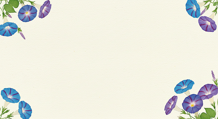 JPG 전통 잎 꽃백그라운드 일러스트 사람없음 한지 그림 한국화 나팔꽃 카피스페이스 국내일러스트 AI일러스트 AI콘텐츠 식물 꽃 종이 백그라운드 공백 동양화 파일형식