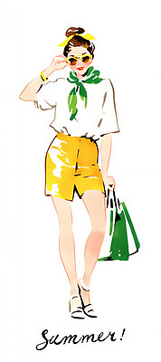 전신 PSD 여자 패션 일러스트 한명 들기 성인 여름 쇼핑 선글라스 쇼핑백 스카프 잡기 복고 성인여자한명만 국내일러스트 1 계절 안경 가방 모션 사람 목도리 여자한명만 성인여자만 파일형식