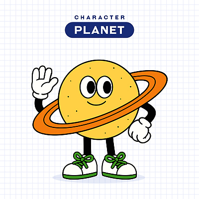 허리손 일러스트 미소 사람없음 손들기 빈티지 고리 복고 손인사 일러캐릭터 AI파일 캐릭터 포즈 컨셉 모션 표정 인사 파일형식 벡터