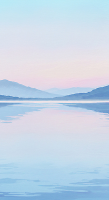 JPG 호수 하늘색 일러스트 자연 하늘 산 풍경 사람없음 반사 노을 고요 숲속 국내일러스트 AI일러스트 AI콘텐츠 자연요소 파란색 숲 생태계 파일형식